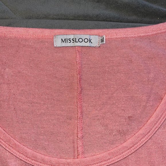 Women's Pink XL Misslook Sleeveless Top - Picture 4 of 4